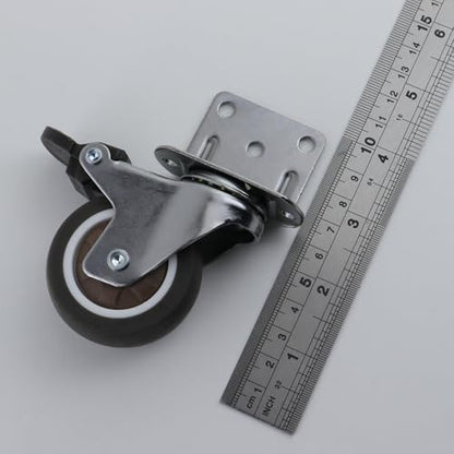 Semetall 2 Inch Side Mount Casters L-Shaped Set of 4 - style: A-78