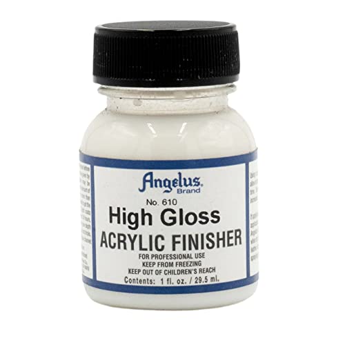 Angelus 610 High Gloss Acrylic Finisher, Clear