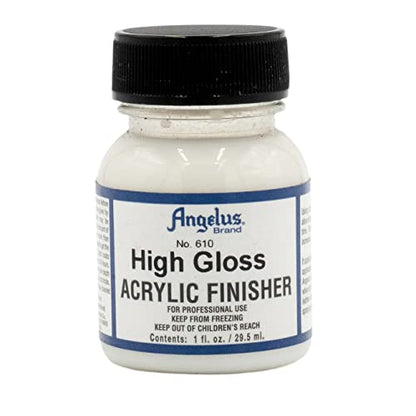 Angelus 610 High Gloss Acrylic Finisher, Clear