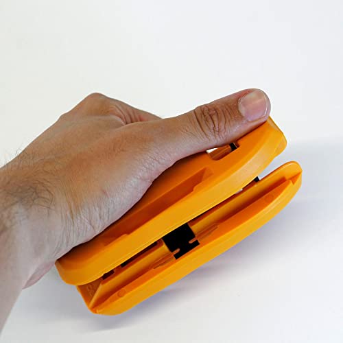 Furndiy 3in1 Edge Banding Trimmer - Edgebanding Trimmer - Edgebanding Cutter - Veneer Cutter - Melamine Trimmer - Melamine Cutter - Edgebanding Trimming - Double Edge Trimmer - Woodworking Tool - color: Orange