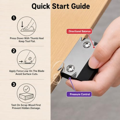 Edge Banding Trimmer, Upgraded Handheld Edge Band Trimmer Cutter