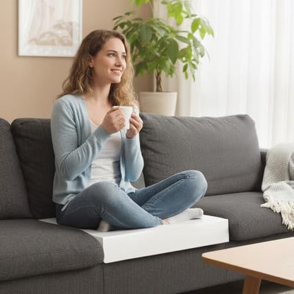 Couch Cushion Replacement 3"H, High Density Upholstery Foam Cushion Insert - color: White, size: 3"x24"x24"