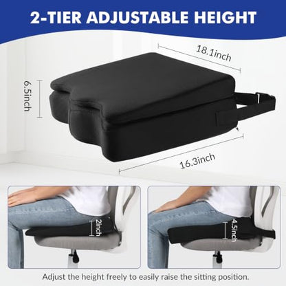 Memory Foam Seat Cushion for Long Sitting