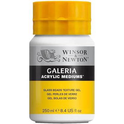Winsor & Newton Galeria Acrylic Glass Beads Texture Gel, 8.4-oz (250ml) Jar - color: Glass Beads Texture Gel, style: 8.4-oz