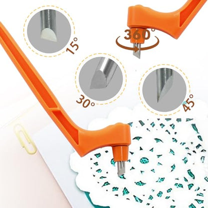 Orange Craft Cutting Tools Pen - color: Orange