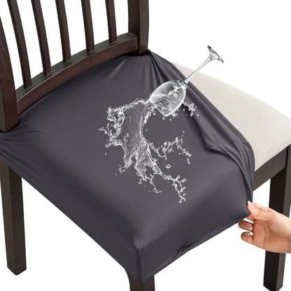 FUANGUI Dining Chair Covers Set of 2, Kitchen Chair Seat Covers - color: 01