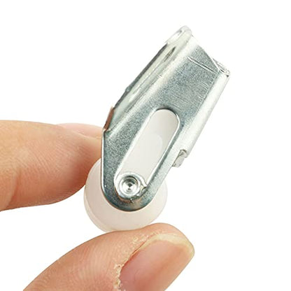RLECS Single Roller Catch 4Sets Single Roller Suction Buckle with Screws for Overlay Cabinet Door