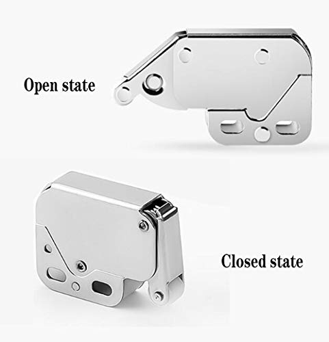Furniture Cabinet Door, Spring Buckle Lock, self-Locking Hinge