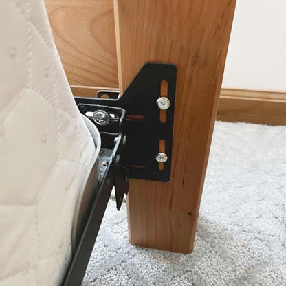 Full to Queen Conversion Kit, 2 PCS Headboard Brackets for Metal Bed Frame