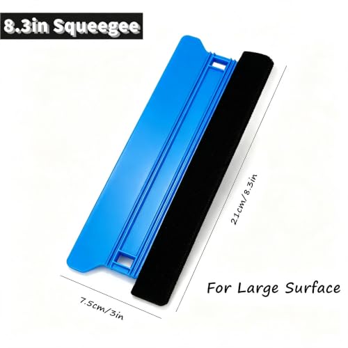 Umaki Window Tint Vinyl Wrap Kit with Squeegee, Precise Knife - color: Kit C