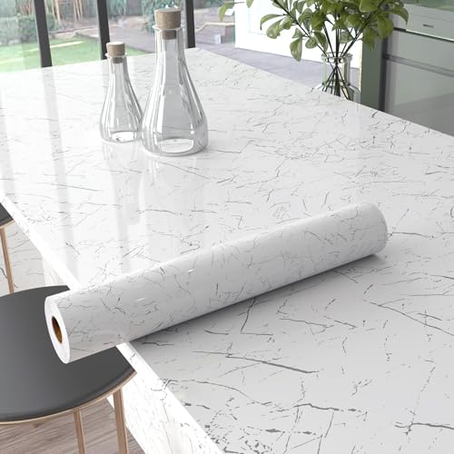 Fititem Marble Contact Paper for Countertop Kitchen Cabinet 15.7”×78.7” - size: 15.7" x 78.7"