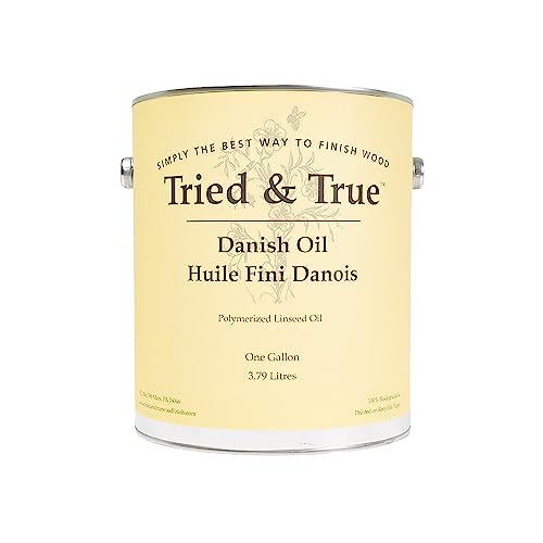 Tried & True Danish Oil, Pure Polymerized Linseed Oil Wood Finish, Gallon - size: Gallon