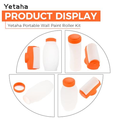 Yetaha 500ml Orange Refillable Paint Roller Kit