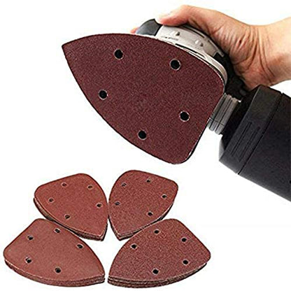 10 Pieces Mouse Sandpaper 5 Holes Detail Sander Sandpaper Hook and Loop Sanding Sheets 1000 Grits - size: 1000 Grits