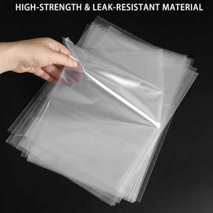 Paint Sprayer Liners Bags 100Pcs Transparent Spray Gun Cup Canister Liners 7.8'' X 11.8'' Paints Strainer Liner for Wagner Paint Sprayer Parts