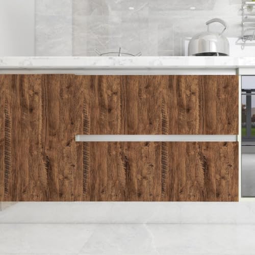 CAX Rustic Oak Contact Paper Wood Peel and Stick Wallpaper Kitchen Counter - color: Rustic Oak, size: 17.3" x 78"