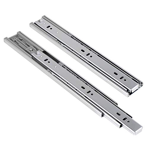 6 Pairs 12" Side Mount Solf Closing Heavy Duty Drawer Slides, Full Extension Side Mount Ball Bearing Sliding Drawer Slides, Mounting Screws Included, Available in 12", 14", 16", 18", 20", 22" Lengths - size: 12 Inch, style: Soft Close - 6 Pairs