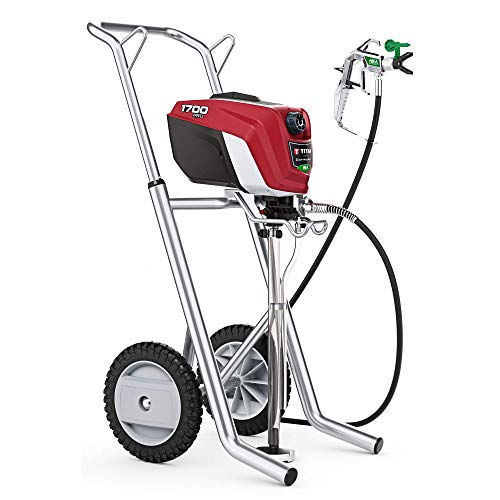 Titan ControlMax 1700 Pro 580006 w/ Cart High Efficiency Airless Paint Sprayer, HEA technology decreases overspray by up to 55% while delivering softer spray - size: Control Max 1700 w/cart
