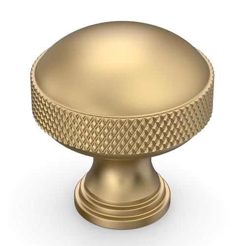 Amerdeco 10 PackChampagne Bronze knurled Cabinet Knobs - color: Champagne Bronze, size: Knob