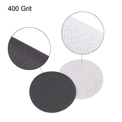 uxcell 2-Inch Hook and Loop Sanding Disc 400 Grit 50 Pcs - size: 400 Grit
