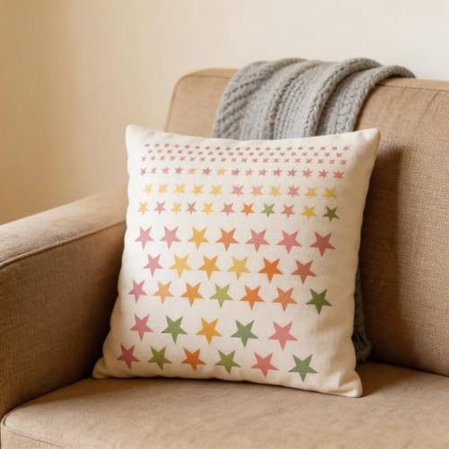 TIAMECH A4 Reusable Gradient Star Stencil for Painting - color: Gradient Star