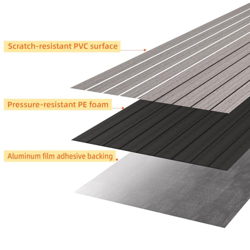 Peel and Stick Wood Slat Wall Panels, Grayish Brown, 236 x 15.7 in - color: Grayish Brown, size: 15.7" x 236"