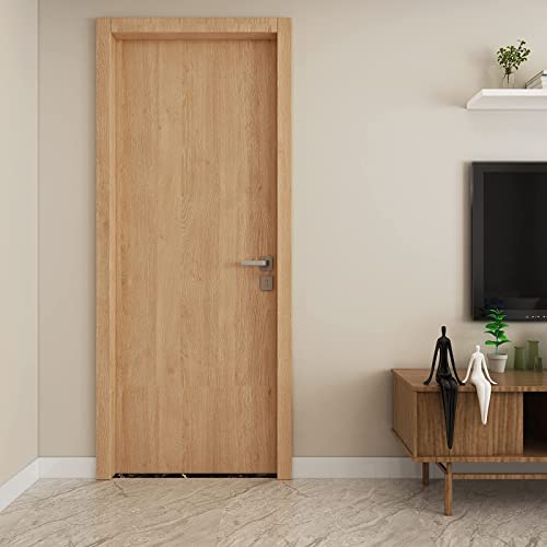 Haimin Wallpaper 24" x 393" Wood Contact Paper Peel and Stick Vinyl Roll - color: Yellow Oak