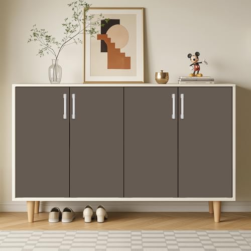 Lardmon 10 Pack 5 Inch(128mm) Hole Center Brushed Satin Nickel Kitchen Cabinet Handles Modern Cabinet Pulls Kitchen Cabinet Hardware Solid Drawer Pulls Handles for Dresser, Total Length 6.06 Inch - color: Brushed Satin Nickel, size: 5 Inch Hole Center
