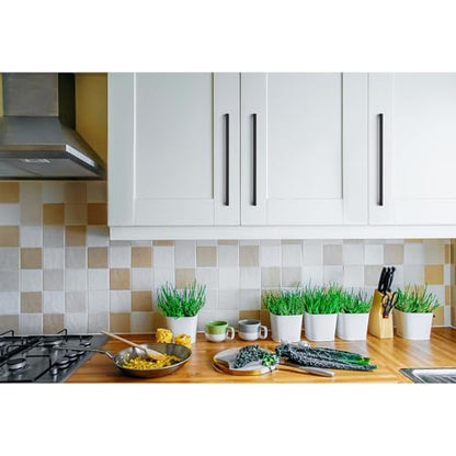 Ravinte Matte Black Square & Solid Cabinet Handles,10 Inch,30 Pack - size: 10 Inch Hole Center