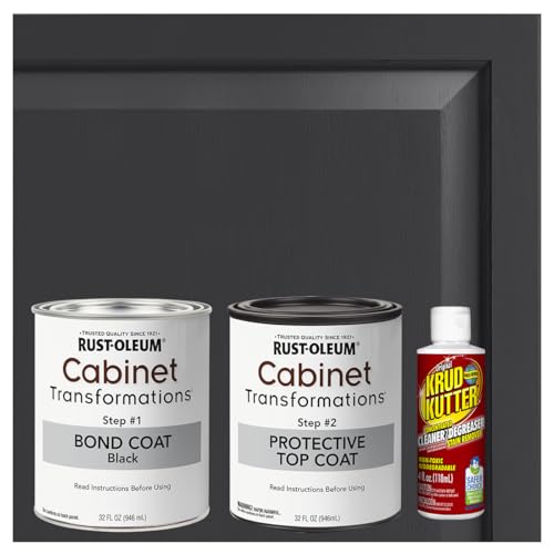 Rust-Oleum Cabinet Transformations Complete Coating Kit, Black - color: Satin Black