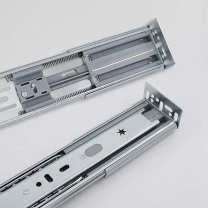 LONTAN Rear Mounting Brackets for 1.77 Inch 45mm Drawer Slides (10 Pairs) - color: Silver, size: 1.77 Inch - Mounting Bracket