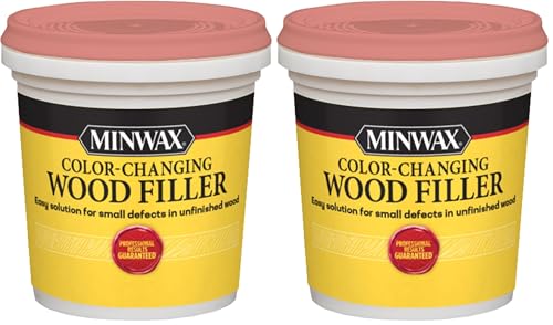 Minwax 448600000 Color Changing Wood Filler, 5.5 oz (Pack of 2) - color: 5.5 oz, size: 5.5 oz (Pack of 2)