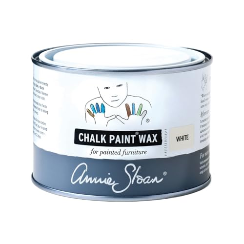 Annie Sloan Chalk Paint® Wax (500 mL, White) - Protective Furniture Wax for Paintwork | Seals, Softens & Enhances Hand-Painted Finishes - color: White, size: 16.9 Ounce (Pack of 1)