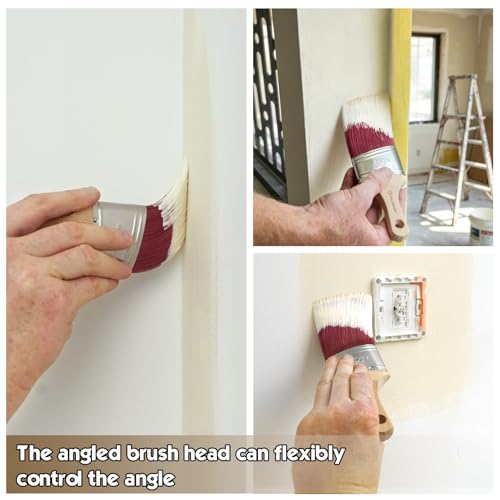 ROLLINGDOG 2.5" Angular Paint Brush - size: 2.5"Paint Brush