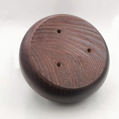 1.5 Inch Low Wood Furniture Legs Cabinet Sofa Couch Feet Solid Hardwood Round Bun Feet for Ottoman Couch Cabinet Sofa Legs Set of 4 (D: 4.27 inch) - size: D: 4.27 inch