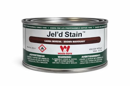 202-9 12OZ BRN MAHG JEL STAIN 202-9 - color: Brown Mahogany
