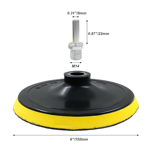 Luomorgo 6 Inch Hook & Loop Backing Pad Orbital Sander Polisher - style: 6 Inch