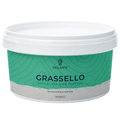 Violante Grassello Venetian Plaster – Authentic Italian Lime Plaster - color: Alabaster (SW7008), size: 35.27 Fl Oz (Pack of 1)
