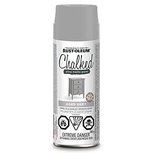 Chalked Ultra Matte Spray Paint - Aged Grey, 340 g