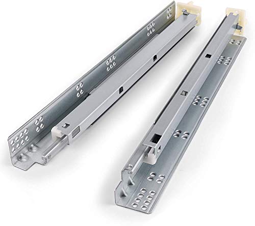1 Pair Promark Concealed Undermount Soft Close Full Extension Slide Pair (18 Inches) - size: 18 Inch