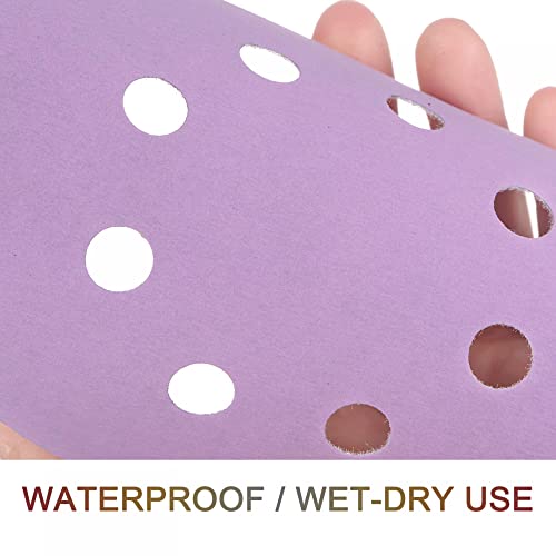 uxcell 15Pcs 5-Inch Purple Sanding Discs 10000 Grits 8 Hole Hook and Loop Professional Aluminum Oxide Sand Paper Wet Dry Polish for Wood Metal Paint Finish - style: 10000 Grit