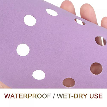uxcell 15Pcs 5-Inch Purple Sanding Discs 10000 Grits 8 Hole Hook and Loop Professional Aluminum Oxide Sand Paper Wet Dry Polish for Wood Metal Paint Finish - style: 10000 Grit