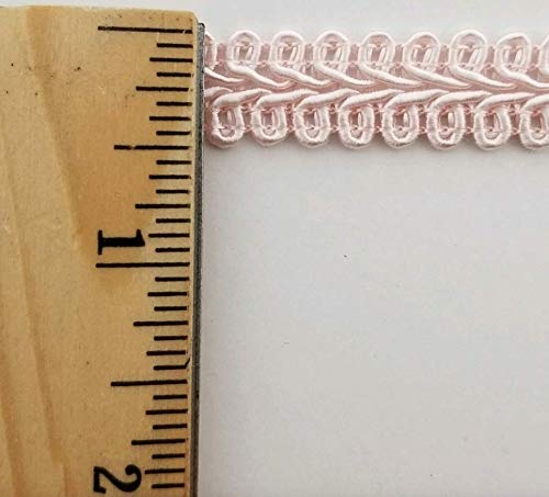 1/2" Chinese French Braid Gimp Trimming - 10 Continuous Yards - Many Colors! (Light Pink) - color: Light Pink