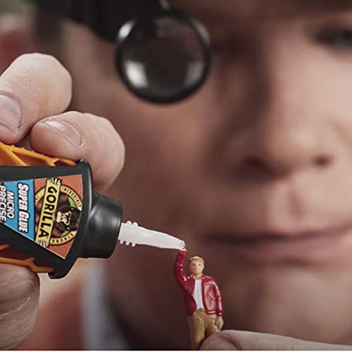 Gorilla Micro Precise Super Glue, 6 Gram, Clear, (Pack of 6) - size: 6 - Pack