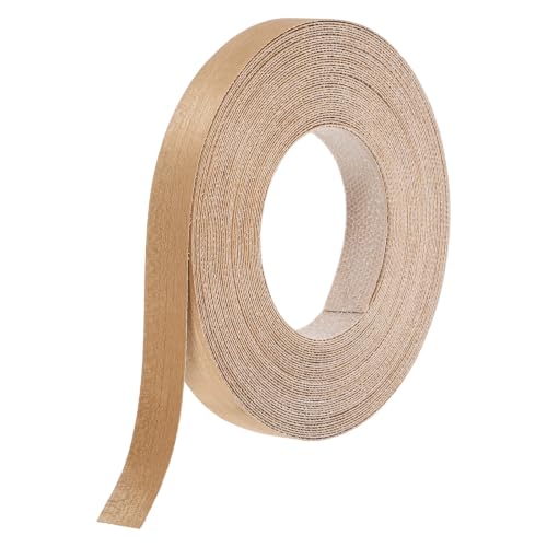 uxcell 0.75" x49 ft Wood Grain Repair Tape, Pre-Glued Iron on, Cherry - color: Cherry, size: 0.75" x 49 ft