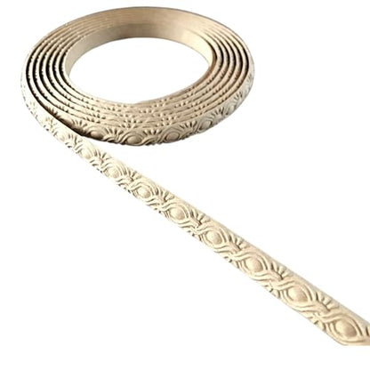WoodUBend WUB708 Pack of 2 208x0.8x0.2cm Heat Bendable & Flexible Wood Trims - DIY Craft, Furniture & Home Decor - Easy to Apply & Paint - Versatil & Reusable - size: WUB708