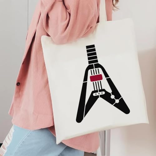 FINGERINSPIRE 6PCS Guitar Stencils 8.3x11.7 Inch Modern Guitar Body Painting Stencil Reusable Plastic Music Template with a Brush for Painting on Wood Wall Canvas Furniture Home Decor - style: Guitar