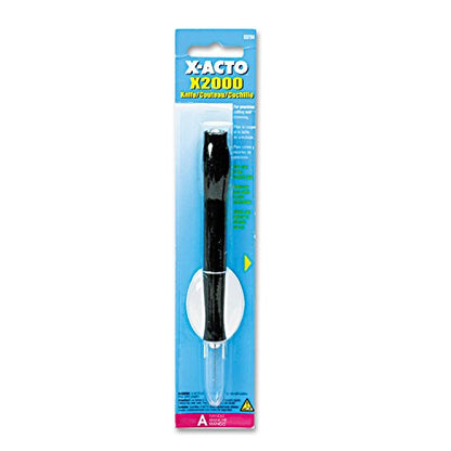 X-Acto X2000 No-Roll Rubber Barrel Knife with #11 Replaceable Blade and Safety Cap (X3724)