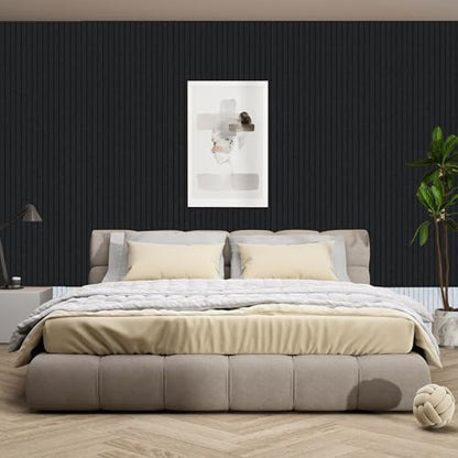 TO-TH Large Acoustic Panels Noise Reducing Sound Wall Panel 10 Pack, Black - color: Black, size: 10 pcs - 47.2'' * 23.6''