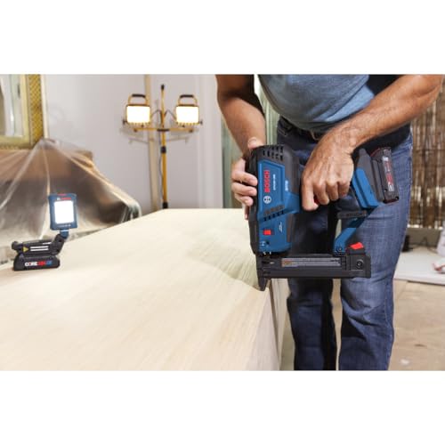 GTH18V-18MB12 18V Brushless 18-Gauge Narrow Crown Stapler Kit with (1) 2 Ah Standard Power Battery - style: Tool + Battery & Charger